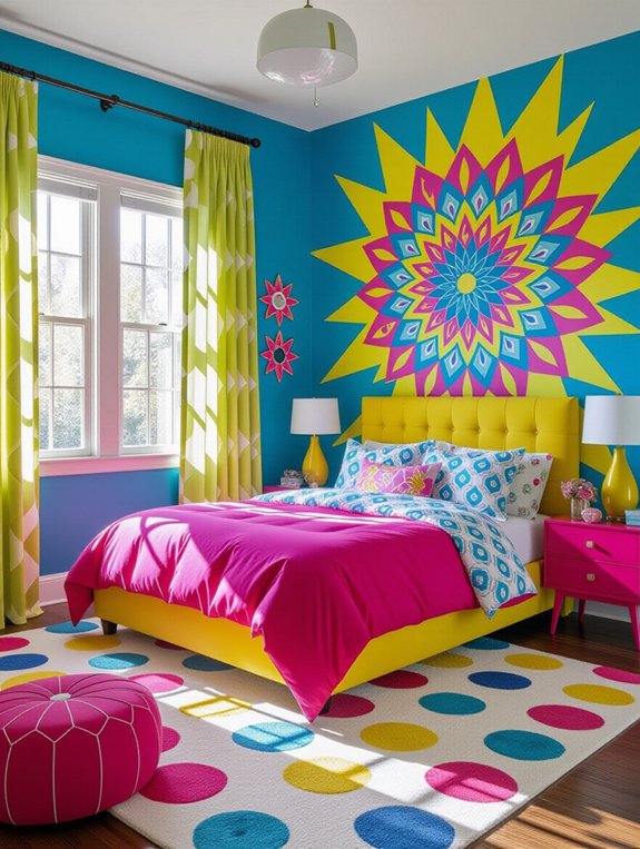 bright colors for cheerfulness