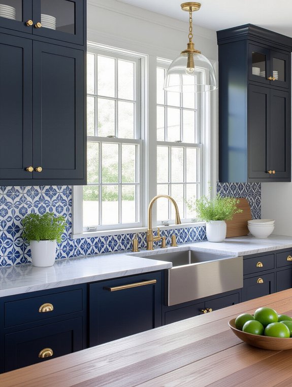 cabinet transformation through painting