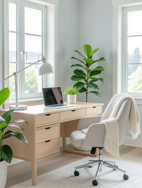 calming color palette options