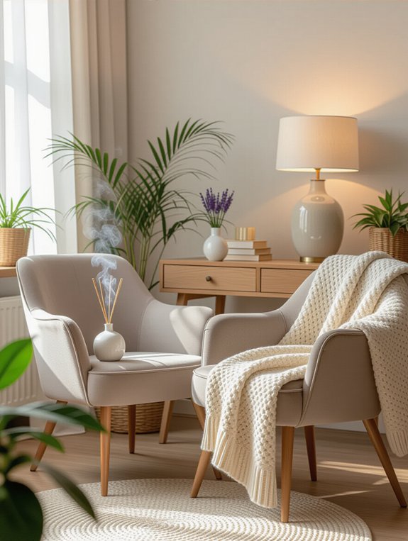 calming scents enhance workspace