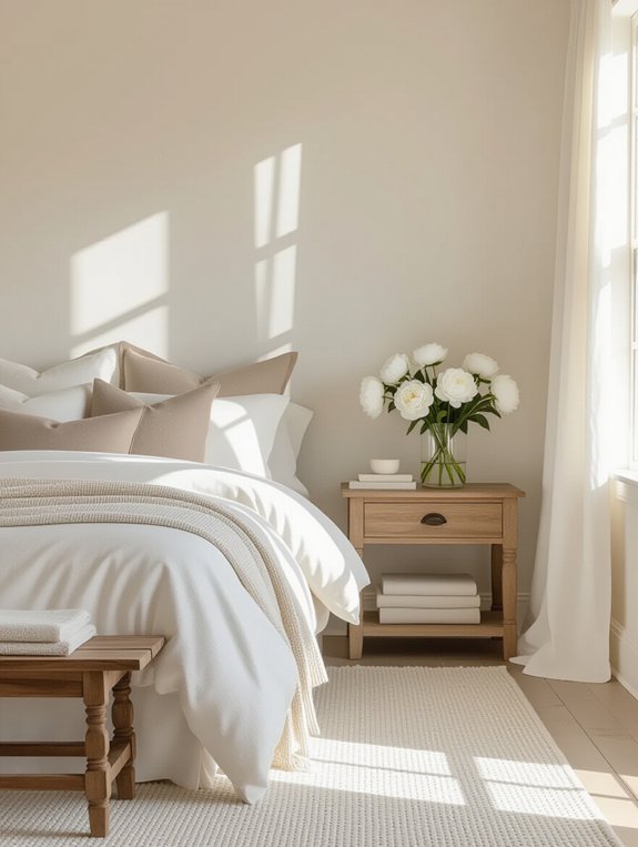 calming soft neutrals palette