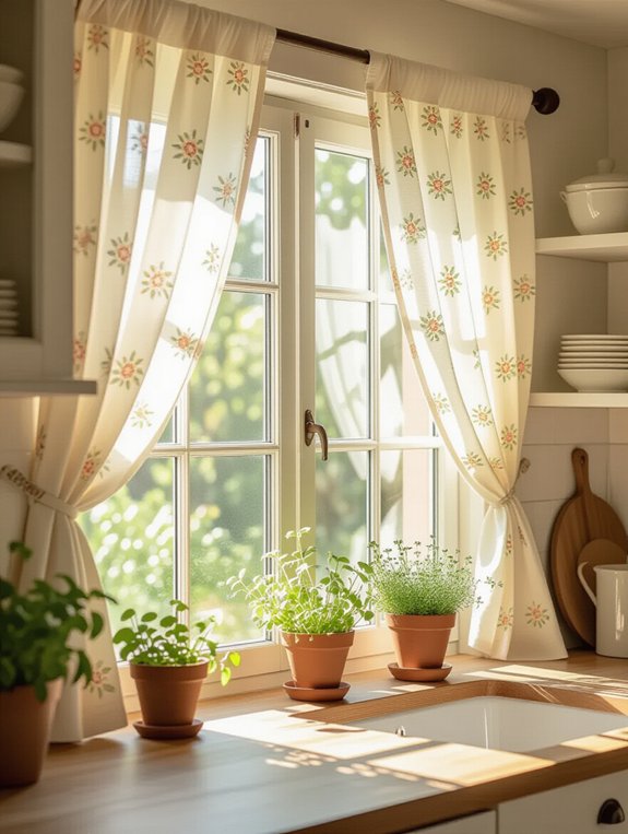 casual tie top curtains tips