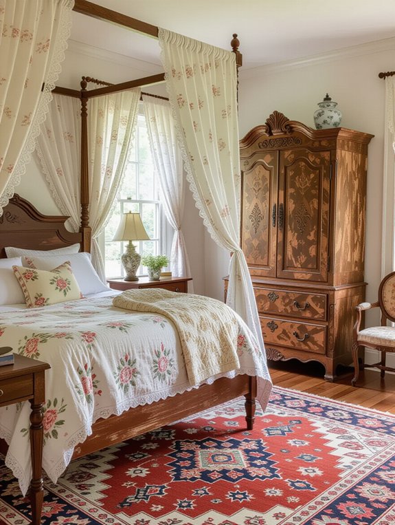 charming nostalgic bedroom retreat