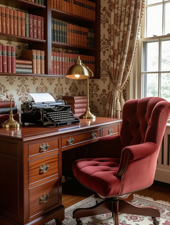 charming retro vintage workspace