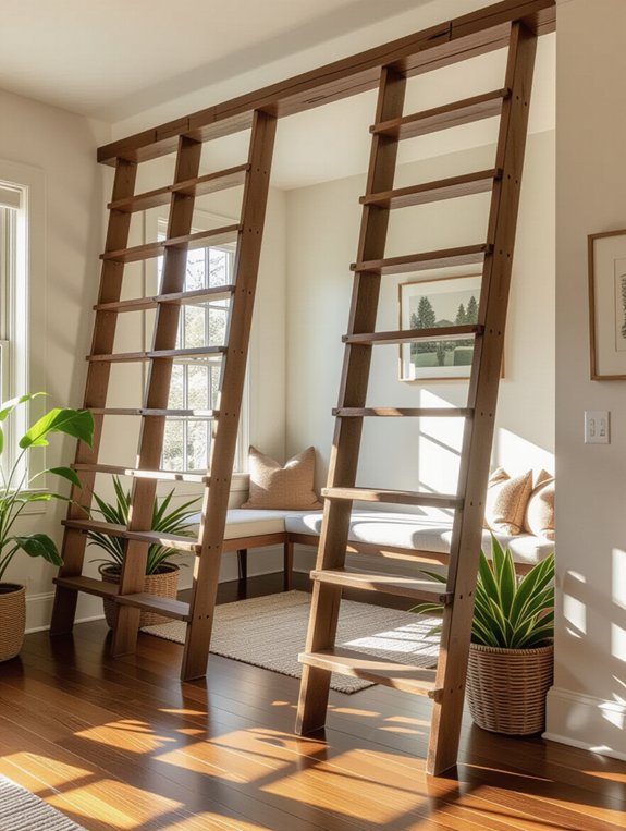 charming space defining decor