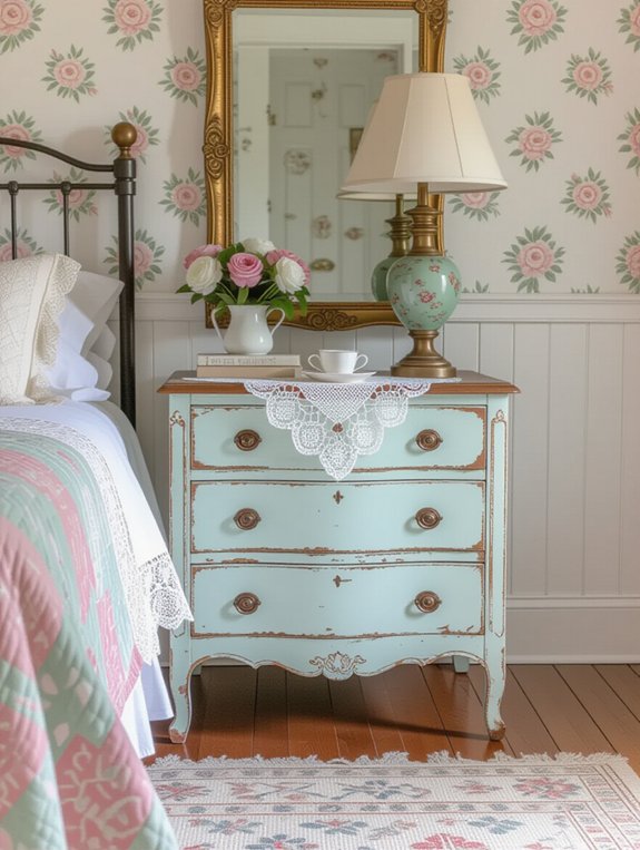 charming vintage nightstand piece