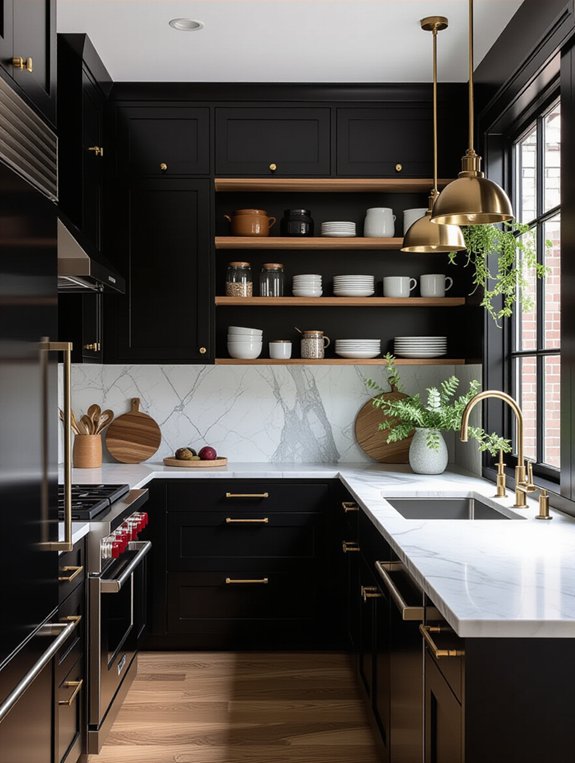 chic urban kitchen design