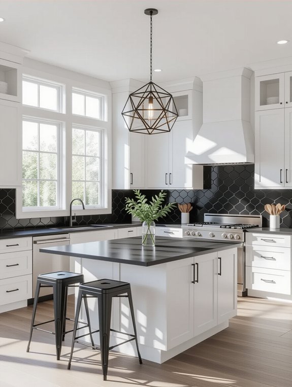 clean functional kitchen design