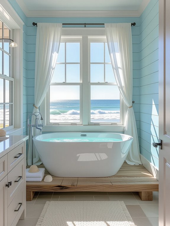 coastal bathroom retreat design
