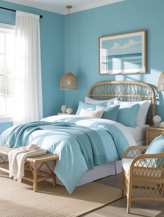 coastal bedroom serenity decor