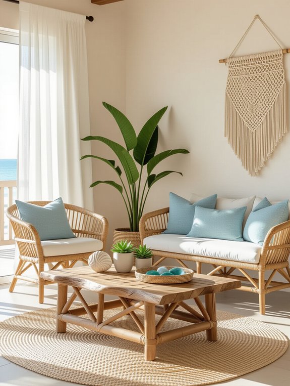 coastal living natural decor