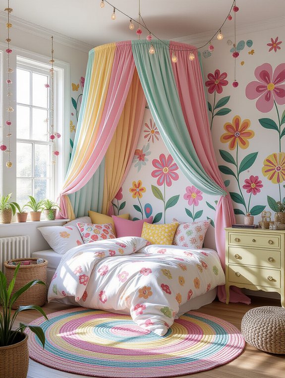 colorful and cheerful decor