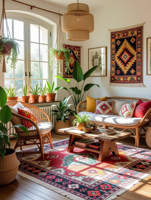 colorful eclectic cozy sanctuary