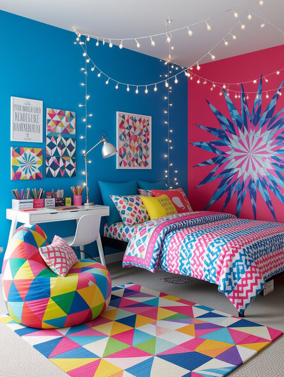 colorful energetic room design