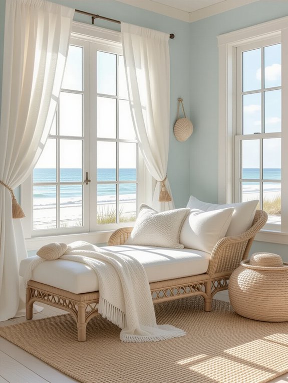 cozy beach inspired textures
