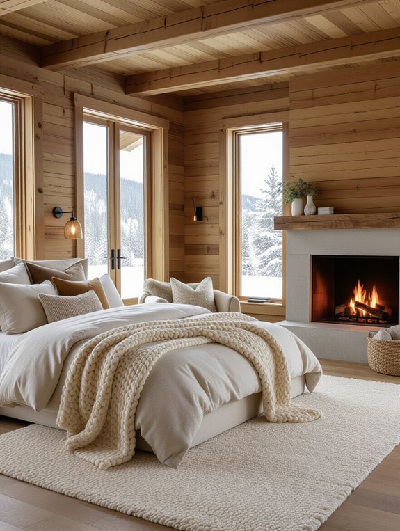 cozy bedroom fireplace options
