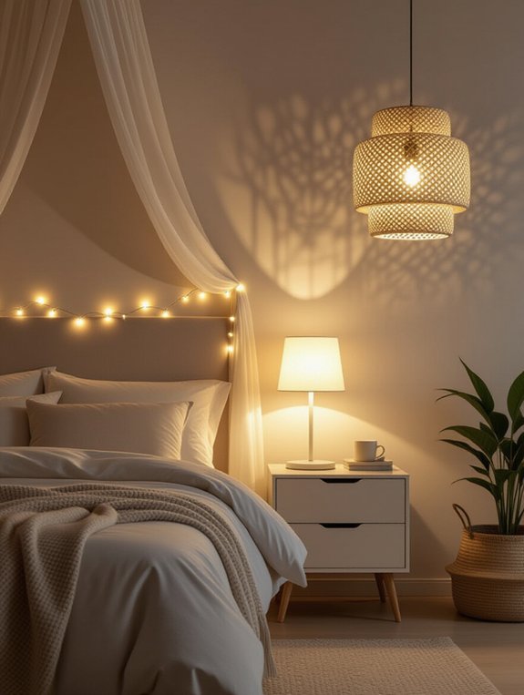 cozy bedroom lighting ideas