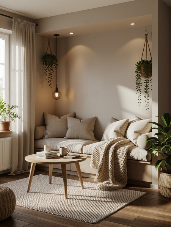 cozy built in seating nooks