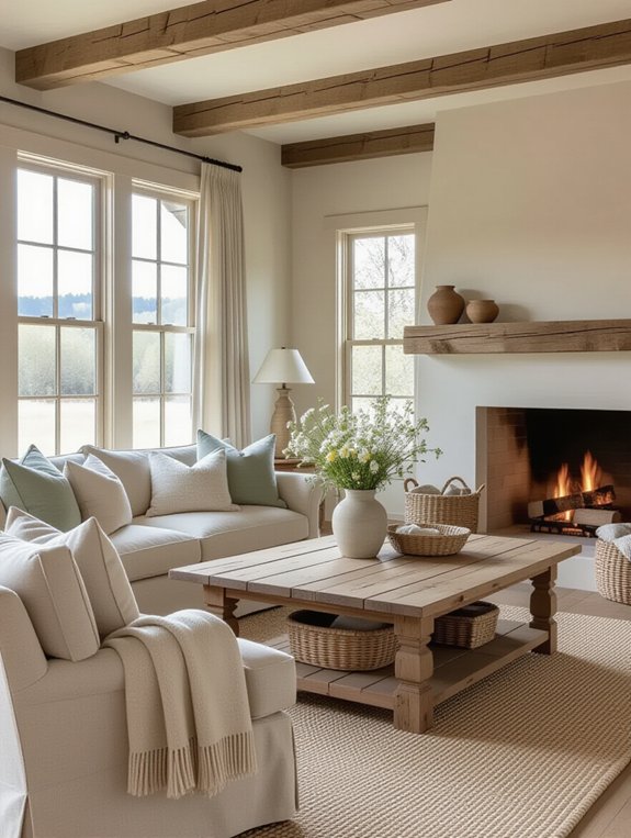 cozy farmhouse style elements