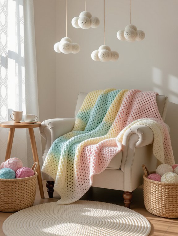 cozy handmade baby blanket