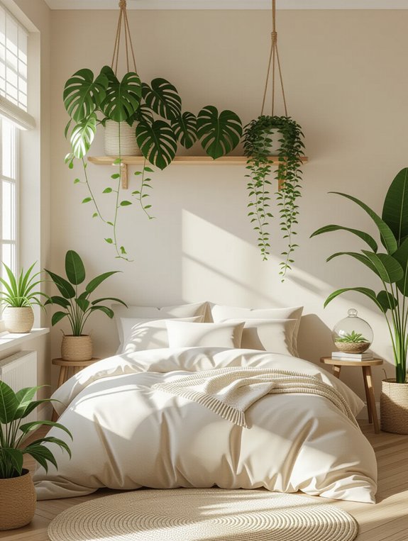 cozy indoor plants enhance