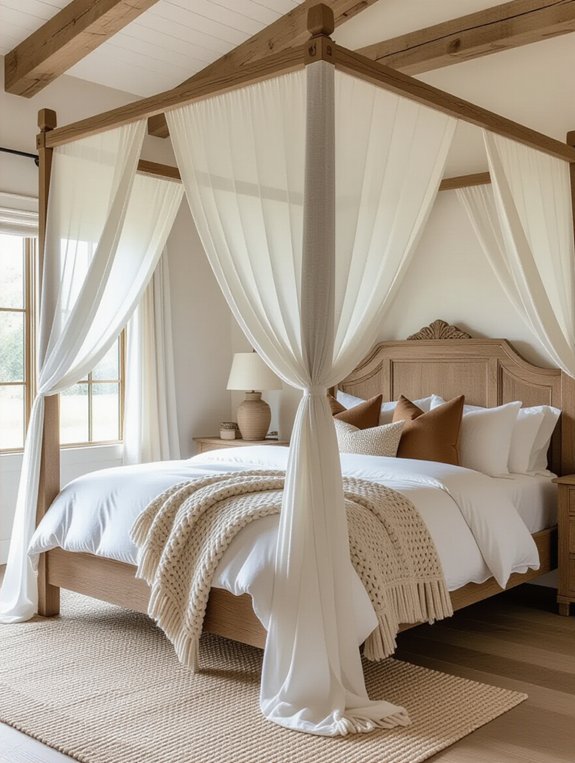 cozy intimate canopy sanctuary