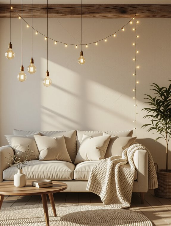 cozy lighting for ambiance