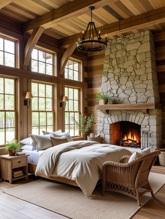 cozy natural materials retreat