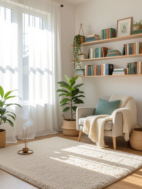 cozy personal library sanctuary