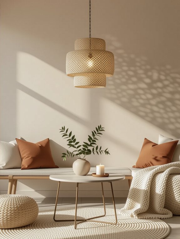 cozy reading nook lighting