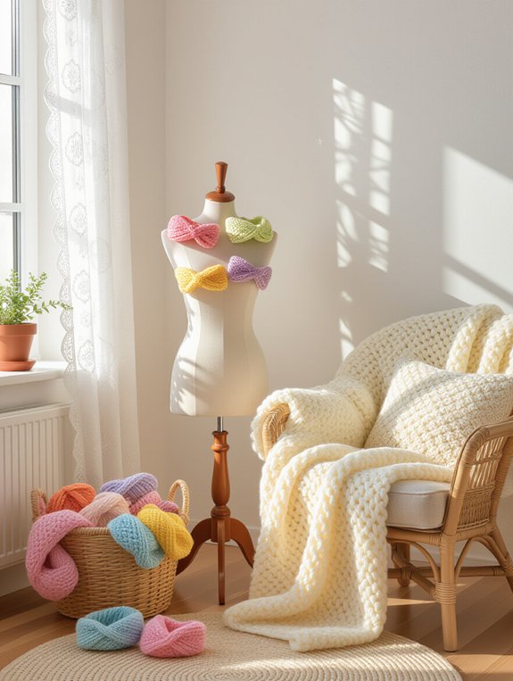 cozy stylish crochet headbands