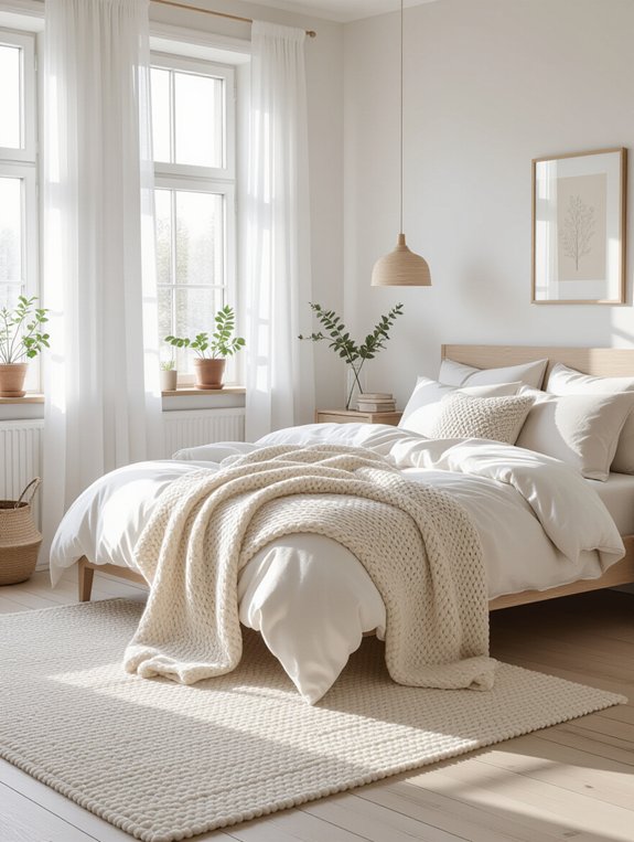 cozy textiles for warmth