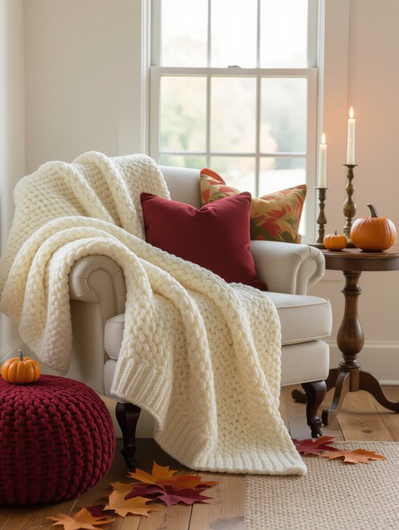 cozy textiles for warmth