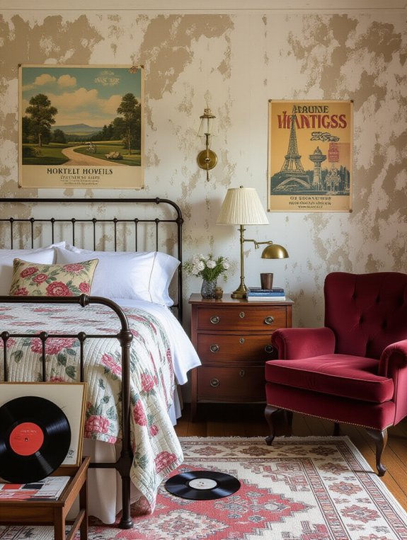 cozy vintage bedroom decor