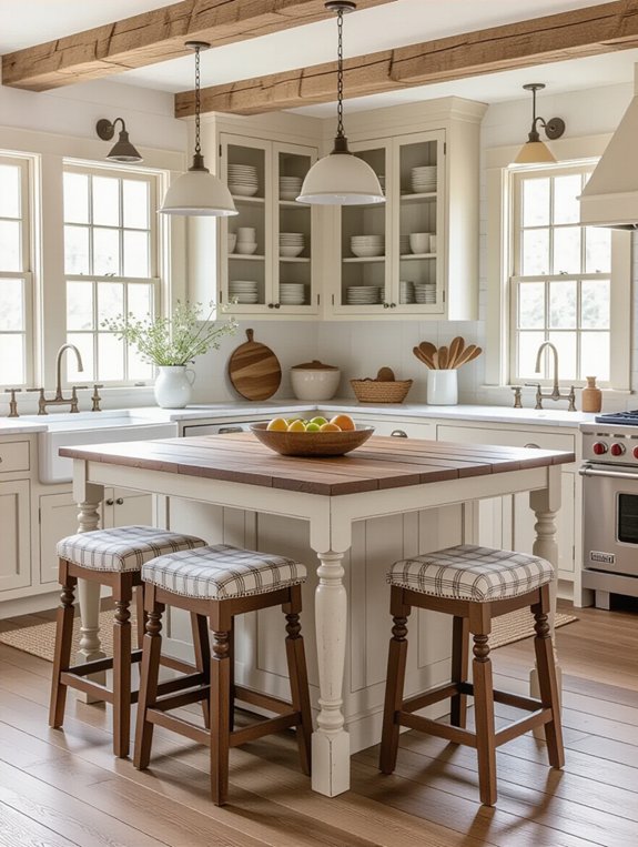 cozy vintage kitchen centerpiece