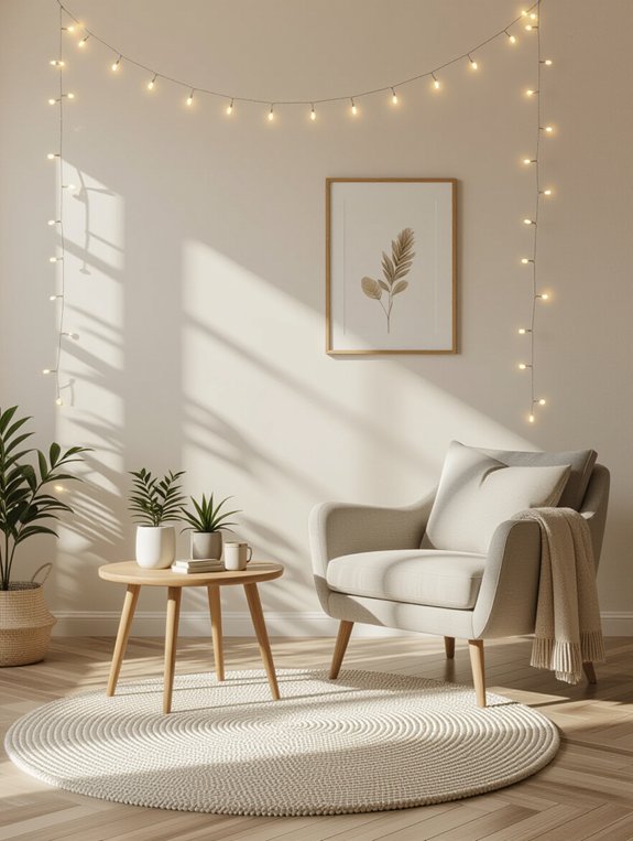 creative string light arrangements