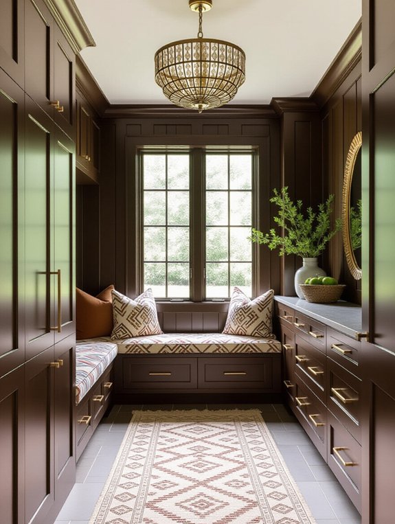 custom functional entryway storage