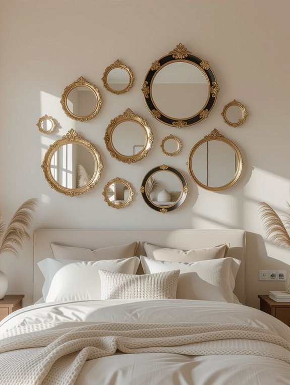 decorative mirror wall clusters