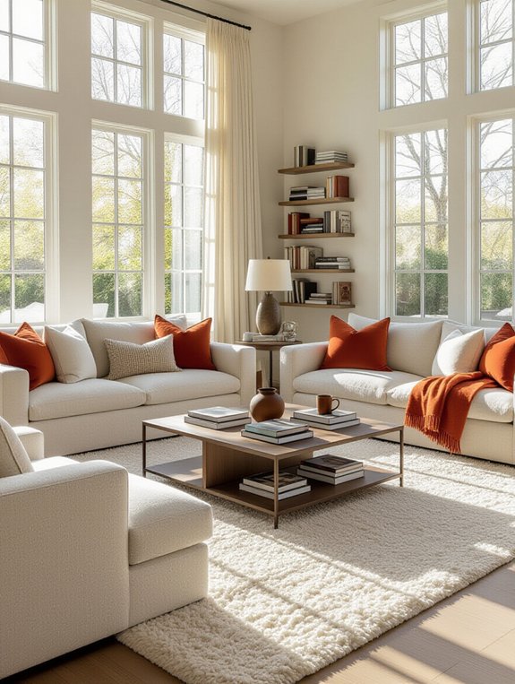 define spaces with rugs