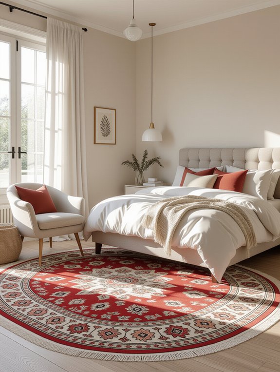 defining spaces with rugs