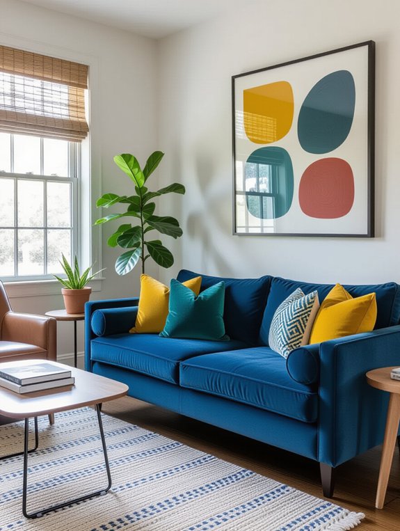 distinct zones vibrant textures