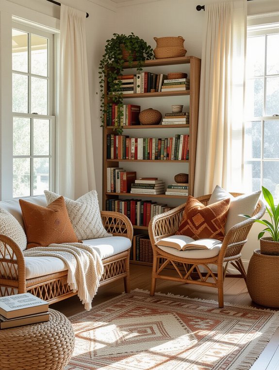 eclectic book display ideas