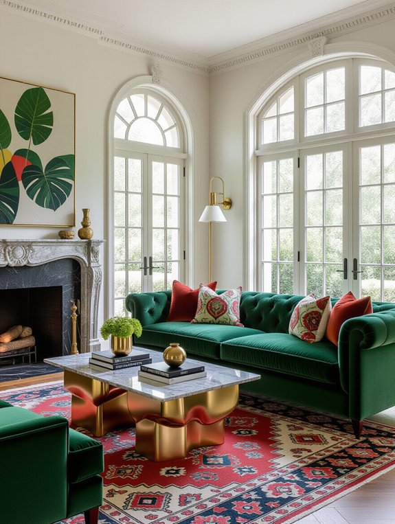 eclectic luxury living room