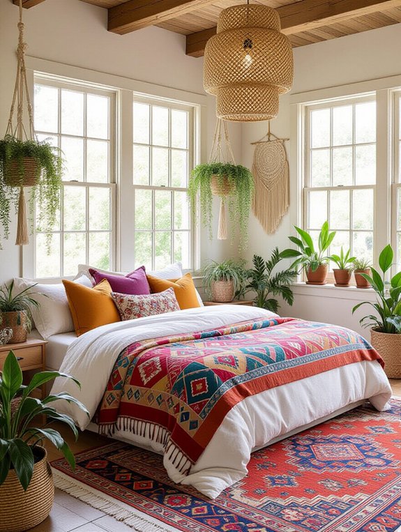 eclectic vibrant cozy atmosphere
