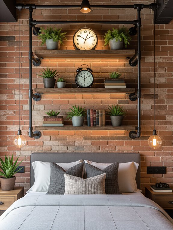 edgy customizable industrial decor