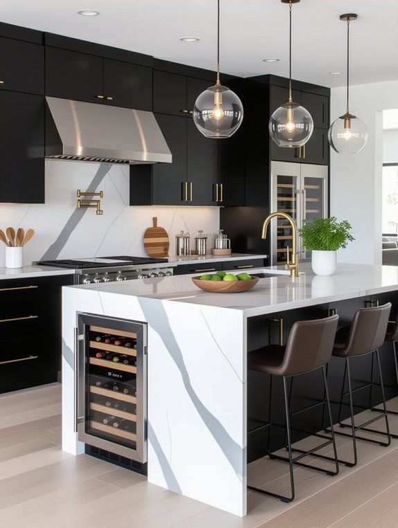 efficient multi functional kitchen islands