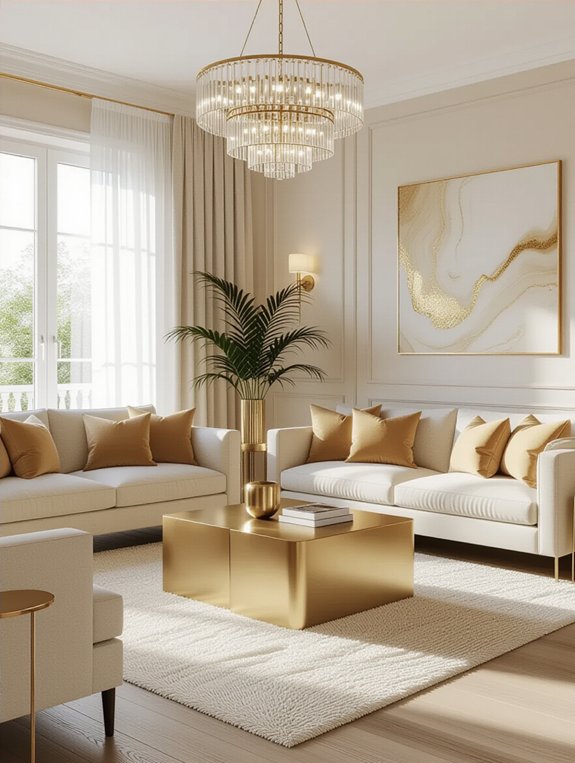 elegant beige and gold