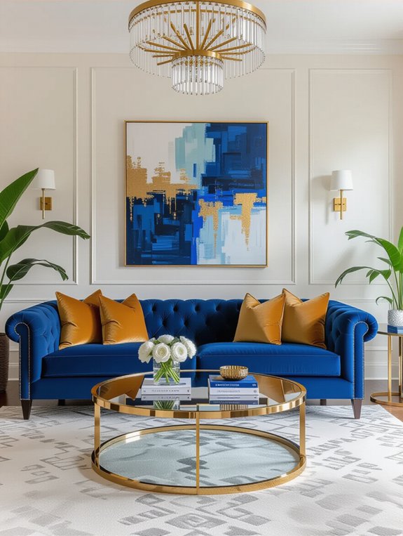 elegant calm living room