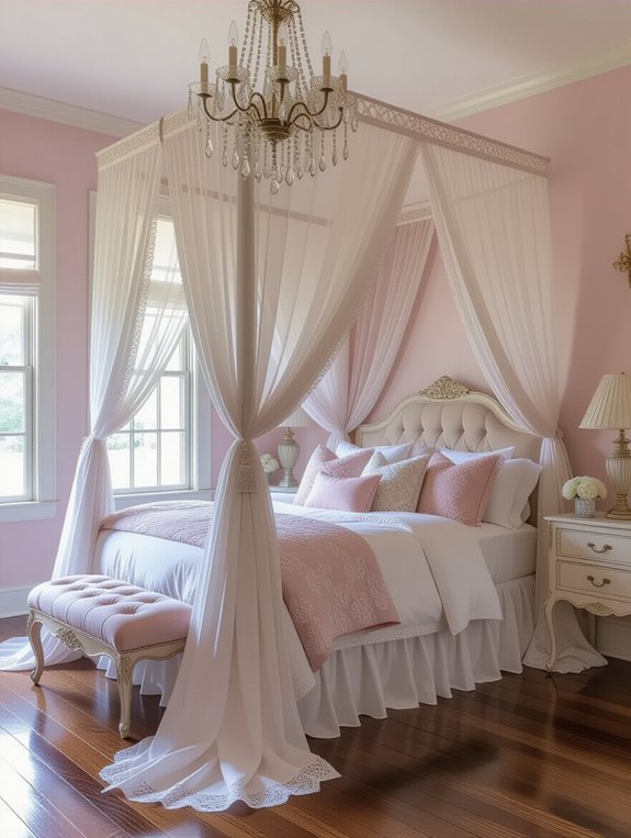 elegant canopy bed designs