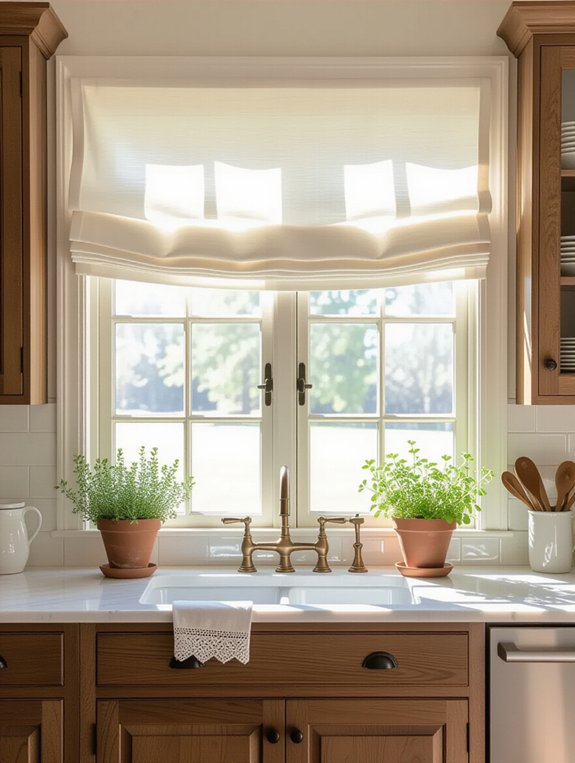 elegant fabric window coverings